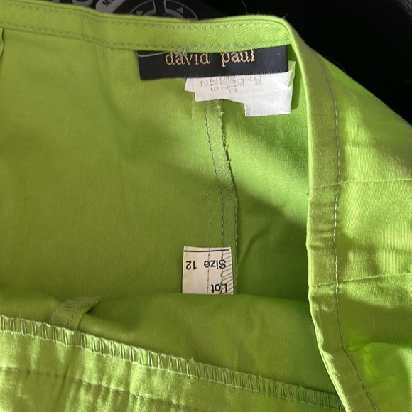 New David Paul kelly green crossover skort - Picture 3 of 3